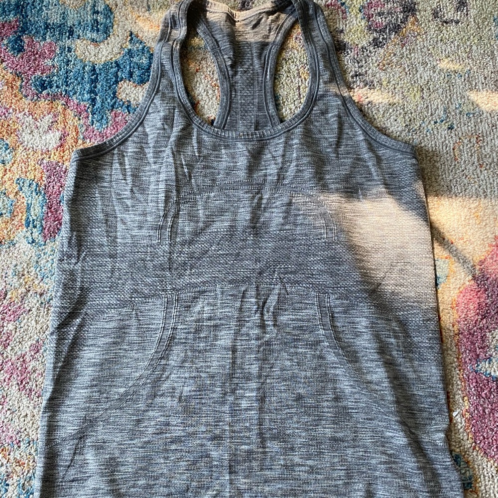 Heather grey Lululemon swiftly tech racerback